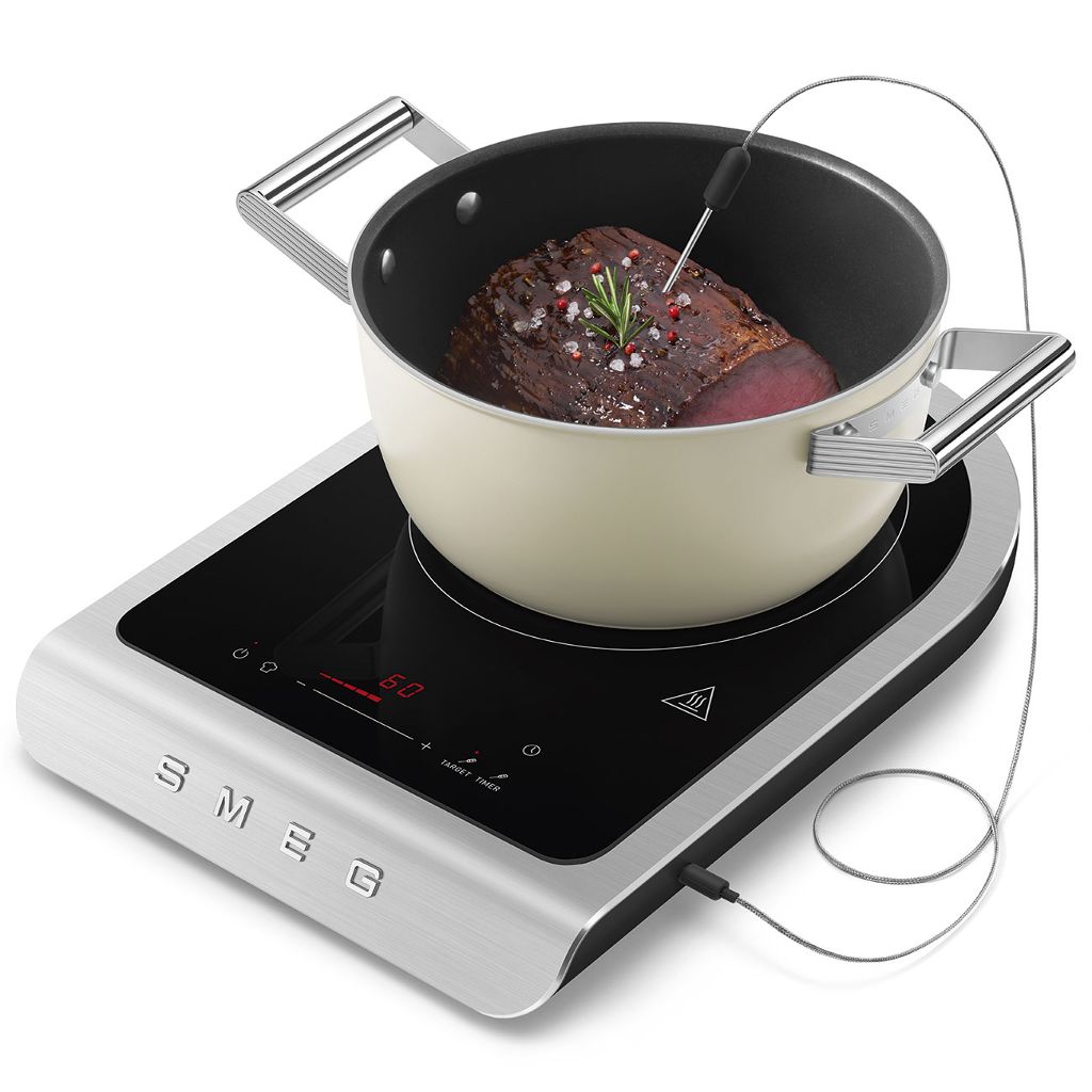 Portable induction cooker temperature control