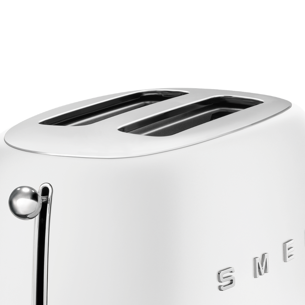 Smeg White Kettle and 2 Slice Toaster Pack KLF03WHAUTSF01WHAU