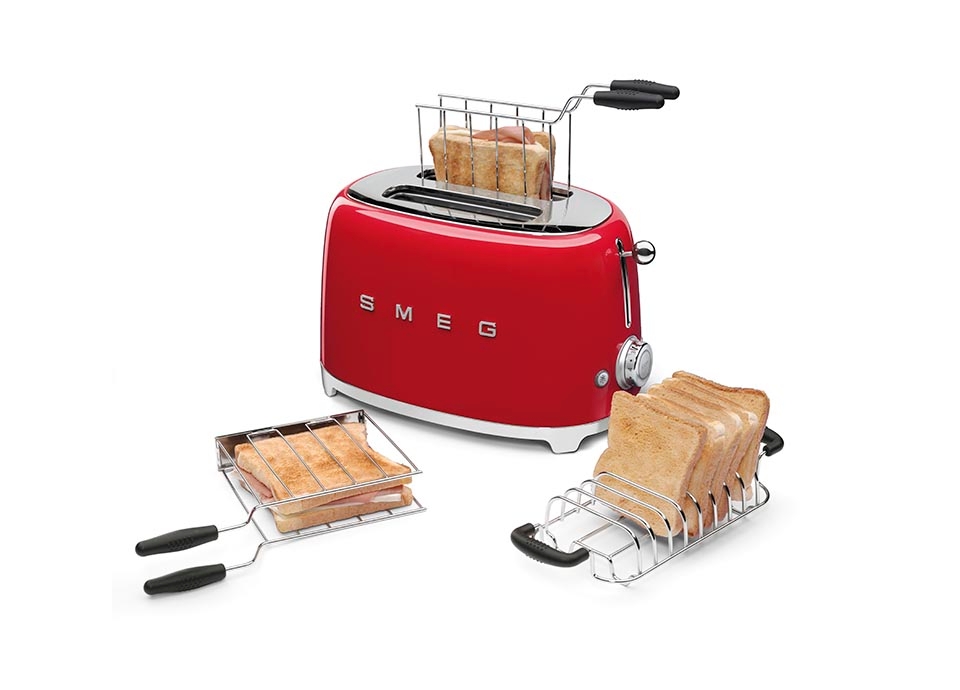 Torradeira Smeg 2 tostas , Branco mate