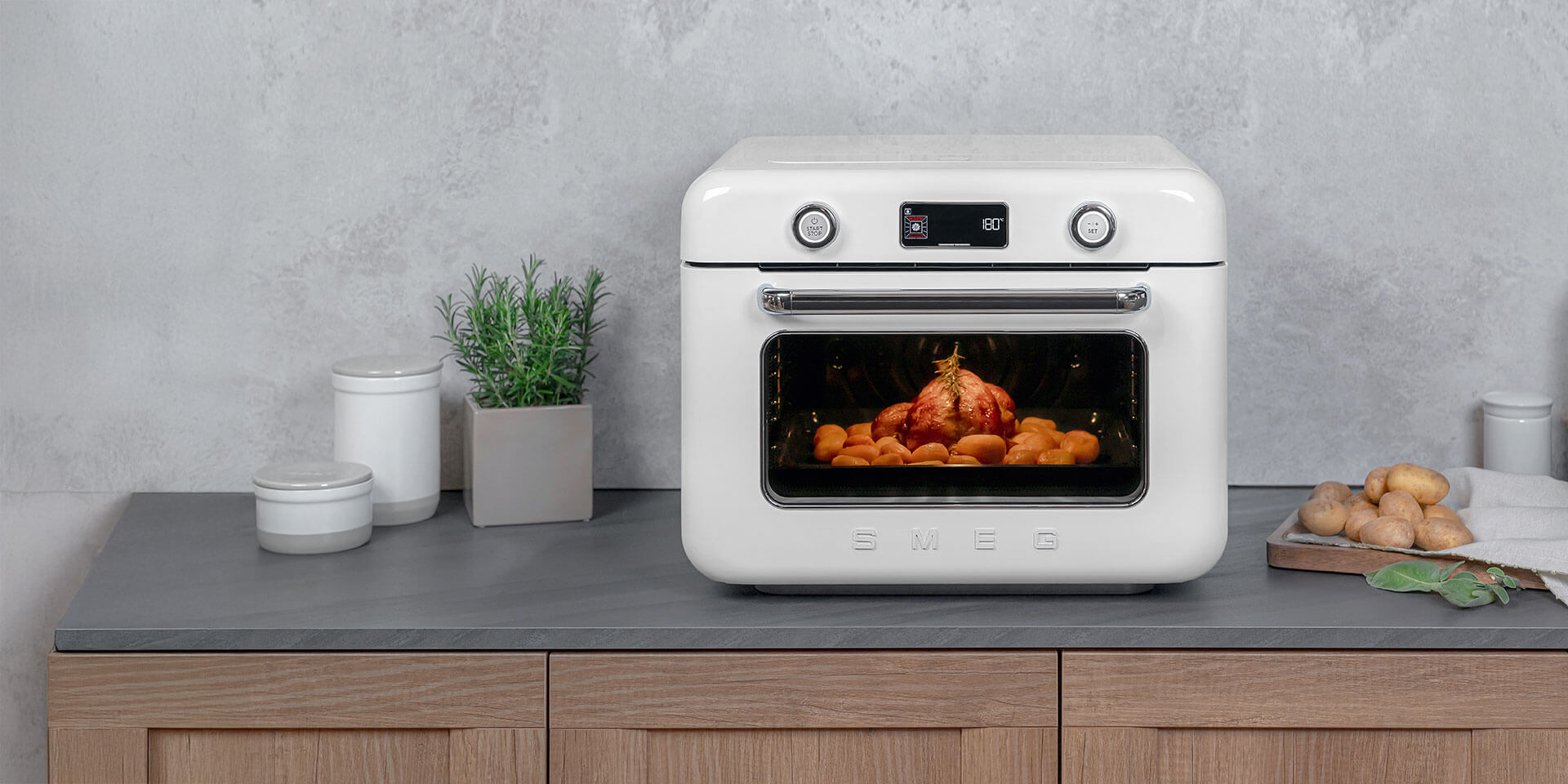 Smeg's countertop combi steam oven