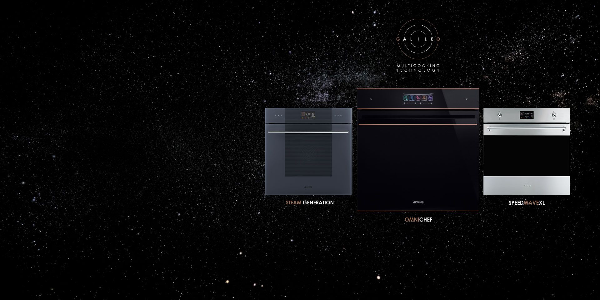Smeg's new oven platform, Galileo multi-cooking technology
