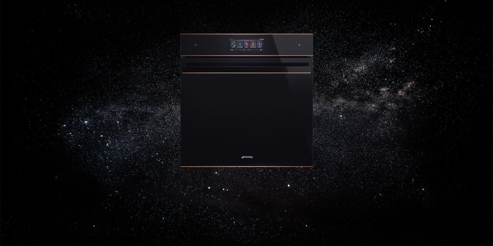 Galileo Smeg ovens with starry night background