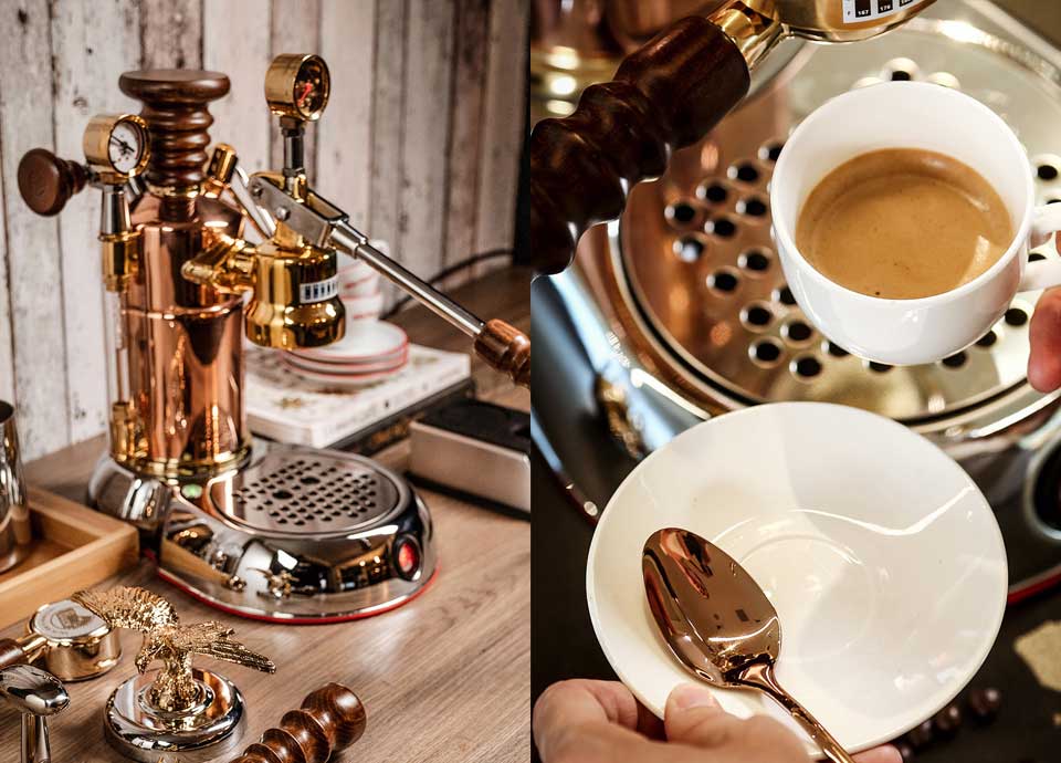 FOR THE COFFEE EXPERT: LA PAVONI