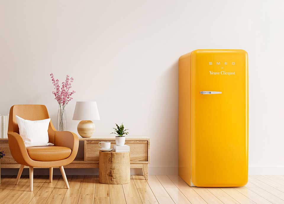 Frigorifero Veuve Clicquot Smeg