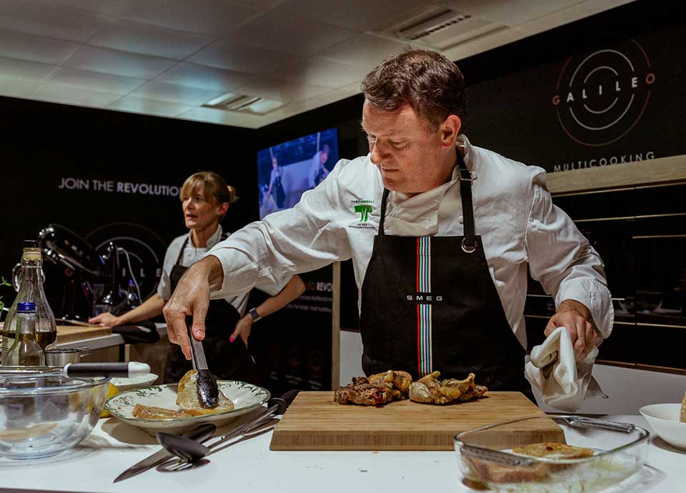 Cooking demonstration by Theo Randall