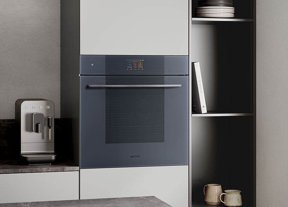 Neptune Grey Ovens Hobs Smeg UK