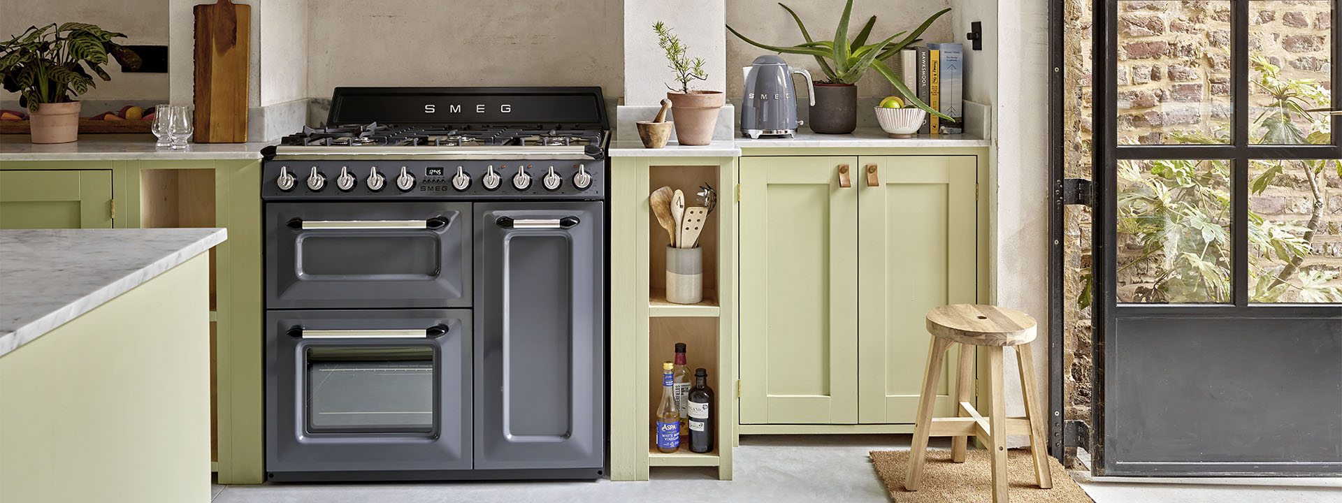 Smeg, Victoria, Les centres de cuisson Gris Ardoise