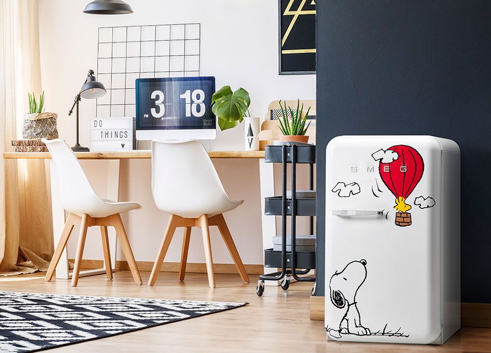 Smeg snoopy peanuts fridge