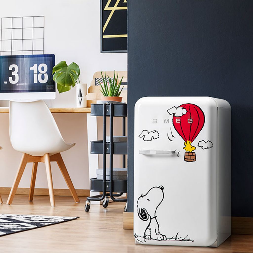 Smeg snoopy peanuts fridge