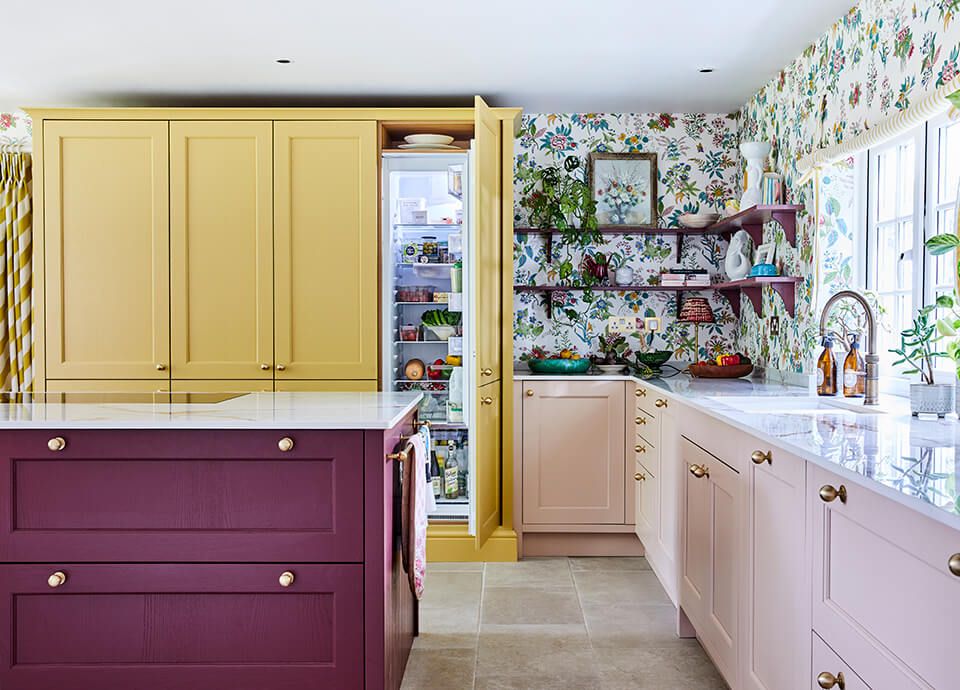 Sophie robinsons kitchen with smeg appliances