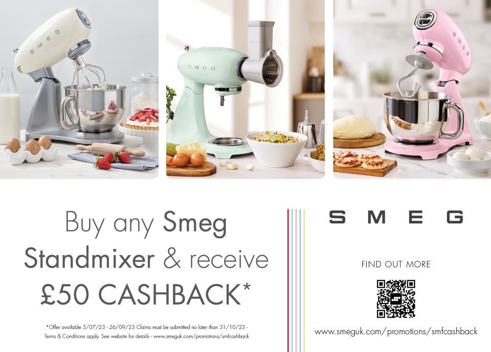 Smeg Stand Mixer Promotion Cashback Smeg UK