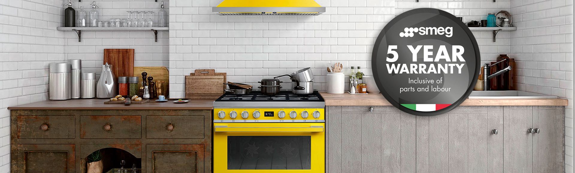 Smeg 5-year warranty