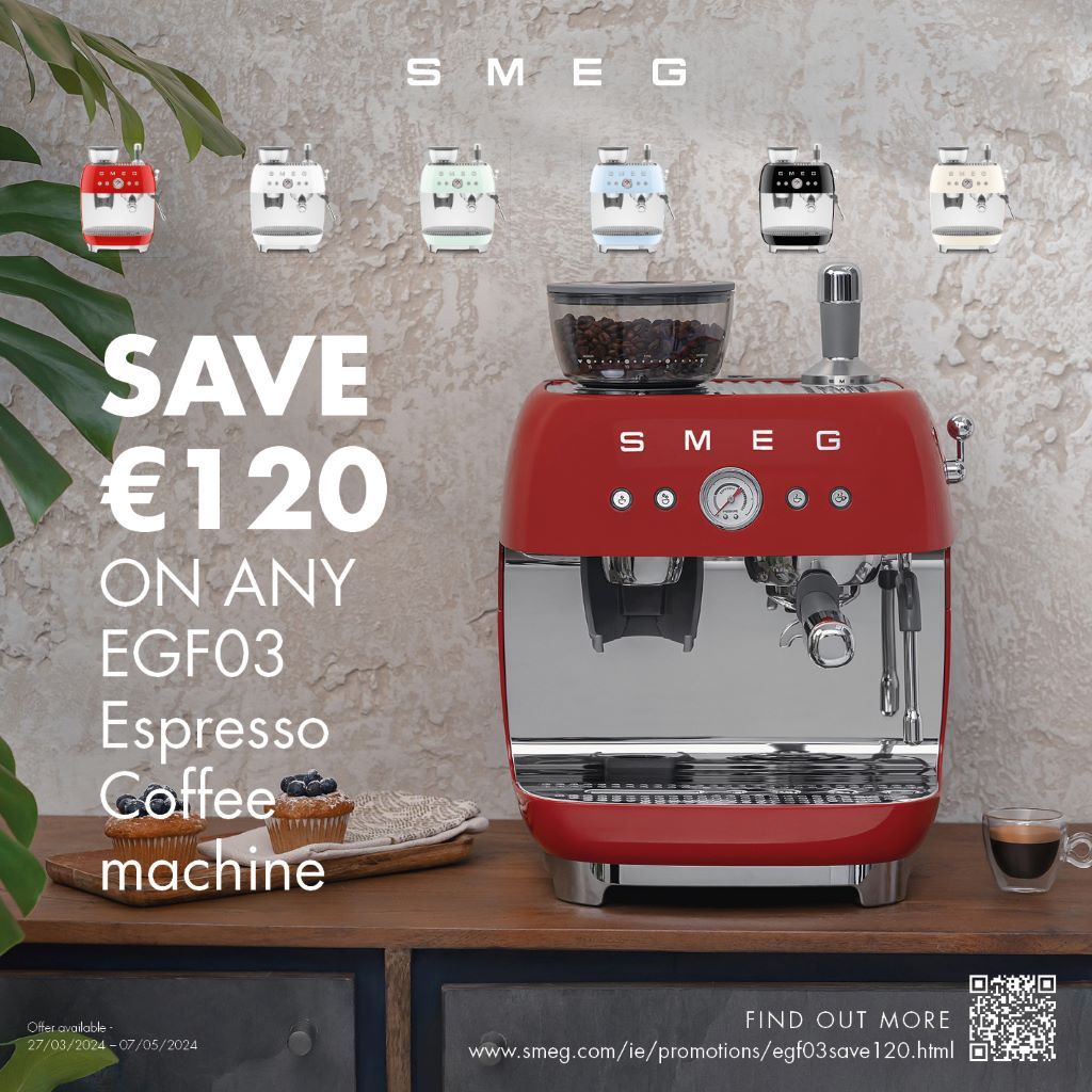 SAVE €120 ON EGF03 ESPRESSO COFFEE MACHINES