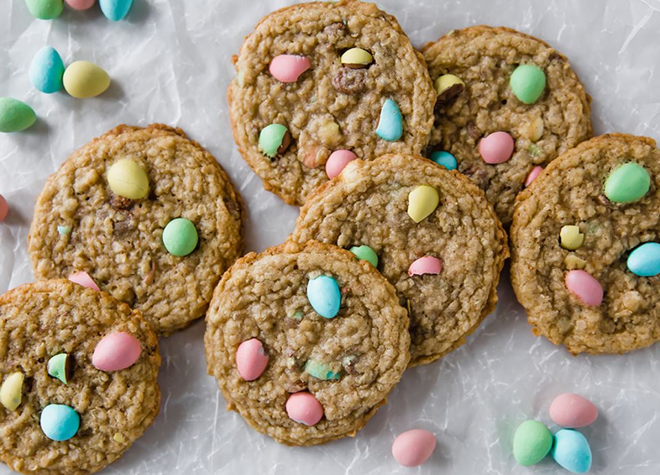 Chocolate NYC Mini Egg Cookies