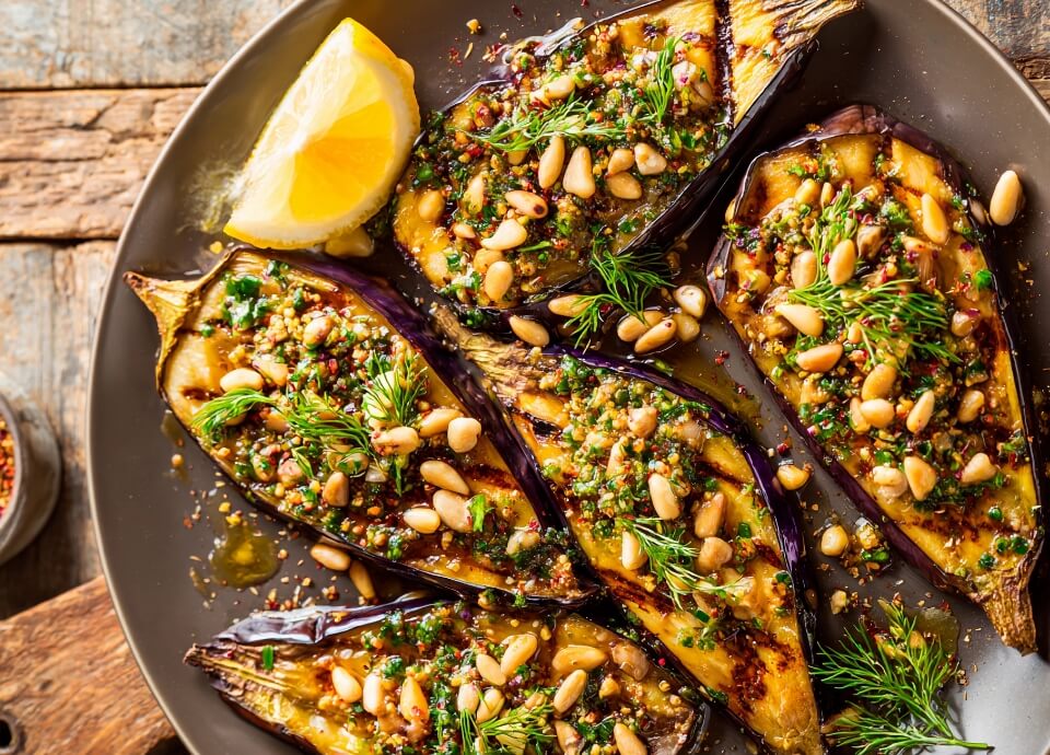 Miso & Balsamic Aubergine