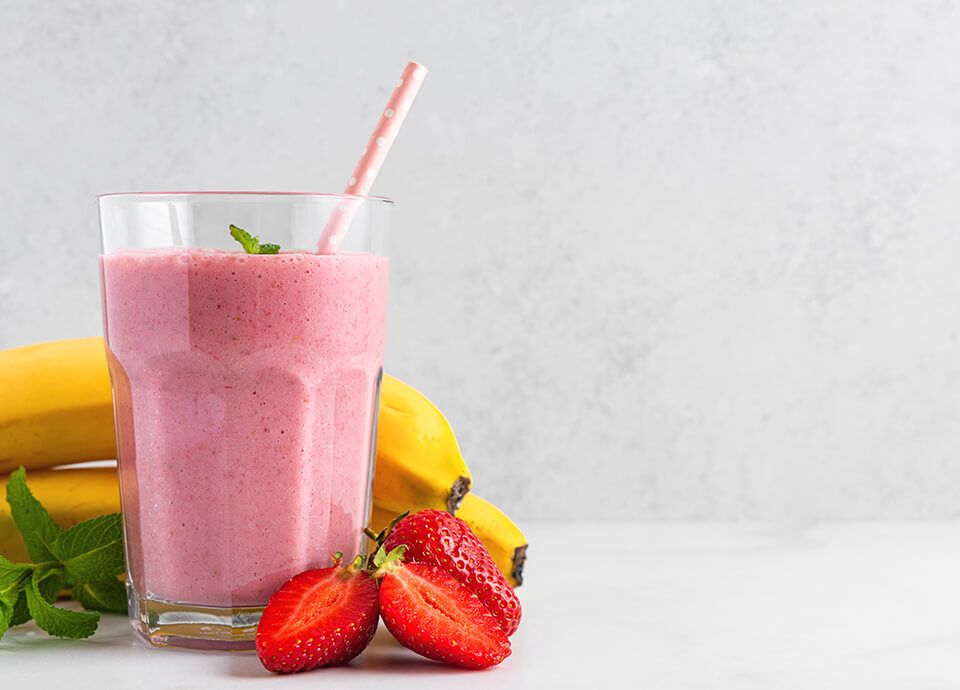 Olivia Mathias Berry & Banana Smoothie