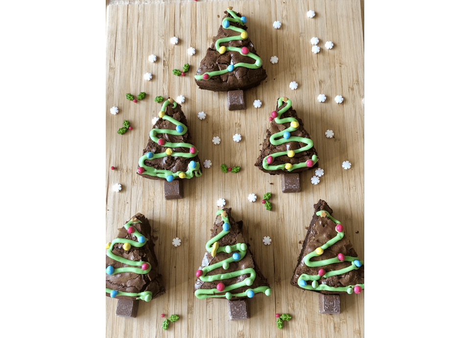 Children’s Christmas Tree Brownies