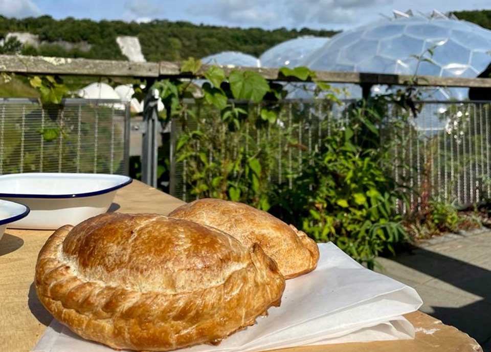 Cornish pasty in Cornwall, England