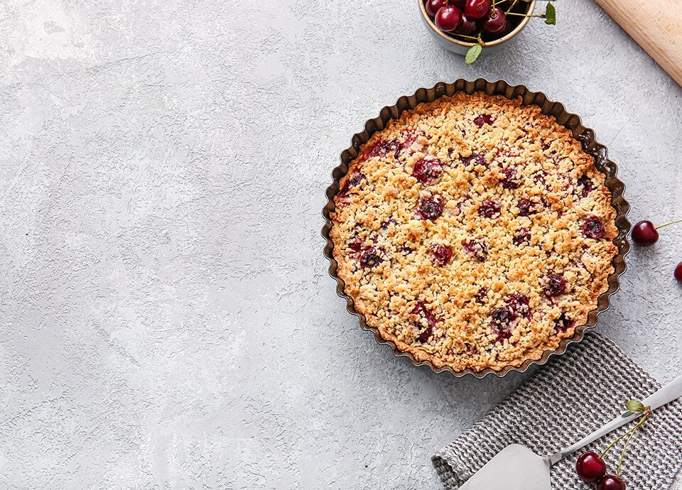 Fruit Crumble Tart