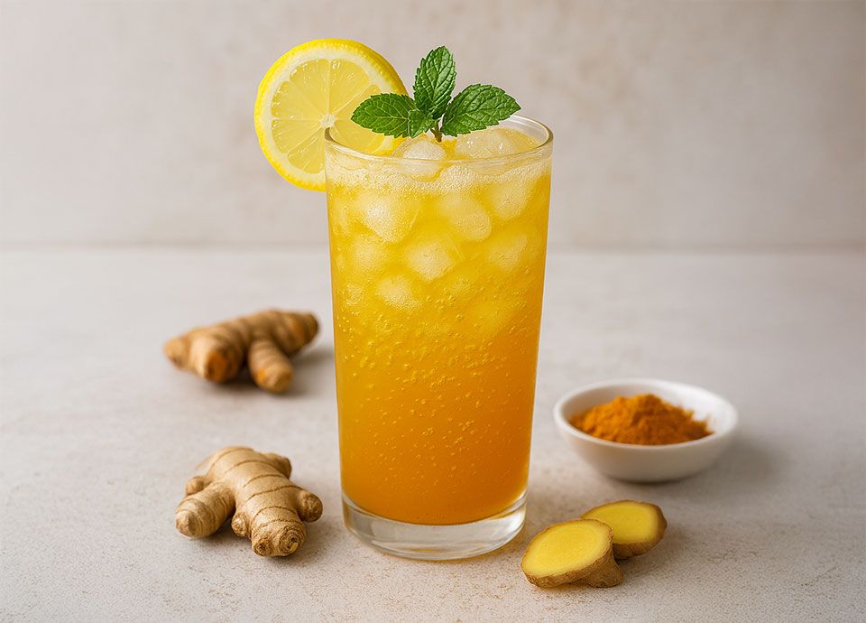 Ginger Turmeric Fizz