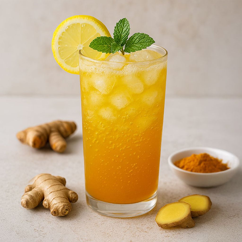 Ginger Turmeric Fizz