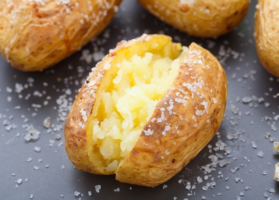 Air Fryer Jacket Potatoes