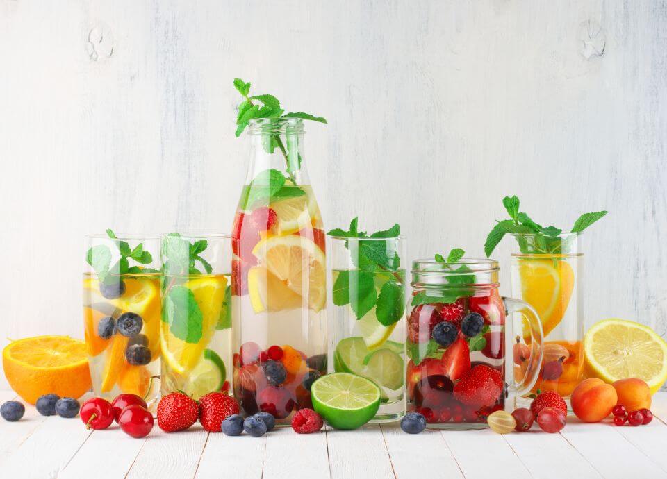 Strawberry, Cucumber & Lemon Loaded Water