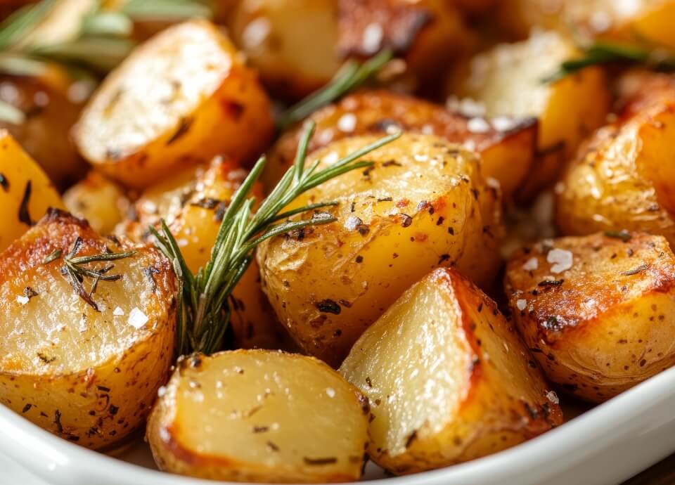Crispy Roasted New Potatoes