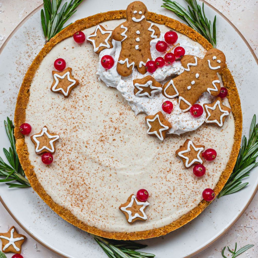 No Bake Gingerbread Cheesecake