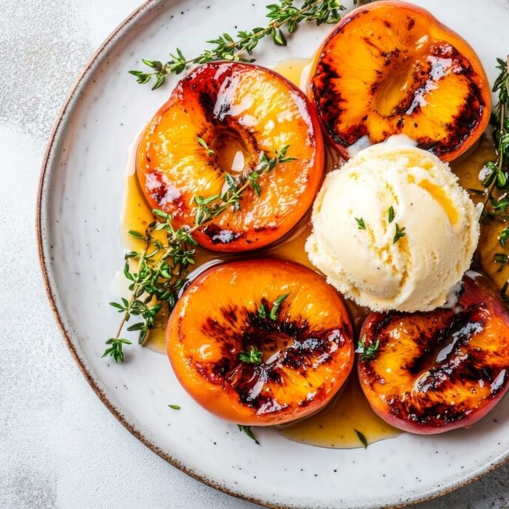 Oven-Roasted Amaretto Peaches