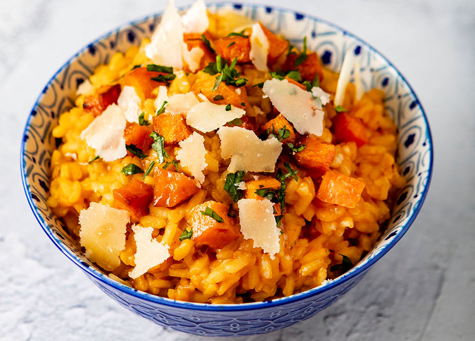 Pumpkin risotto