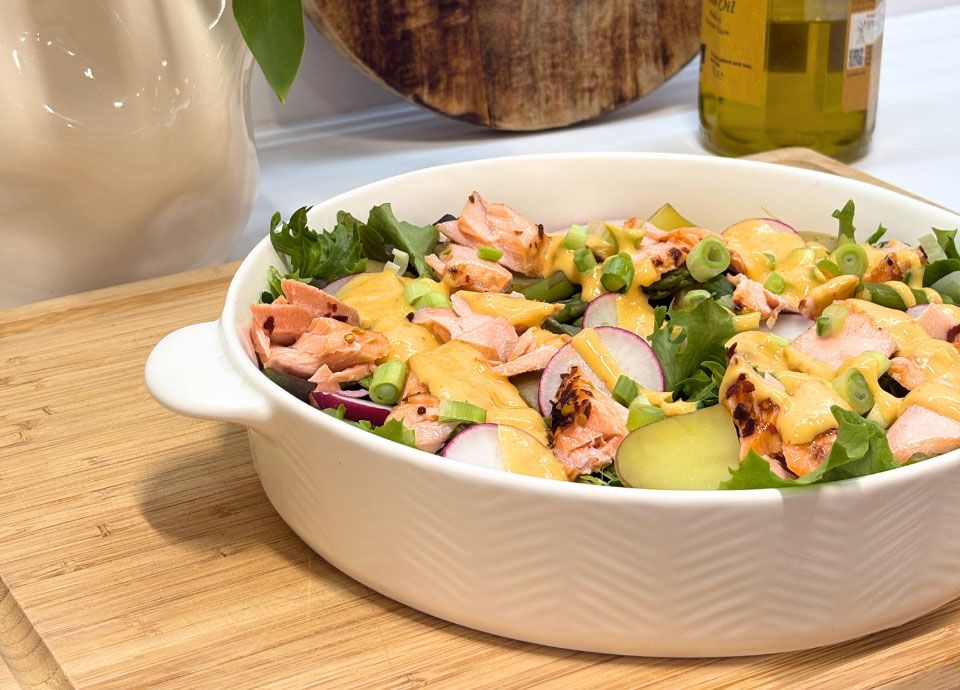 Hot Salmon Salad