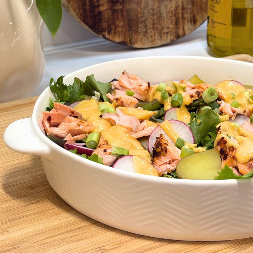 Hot Salmon Salad