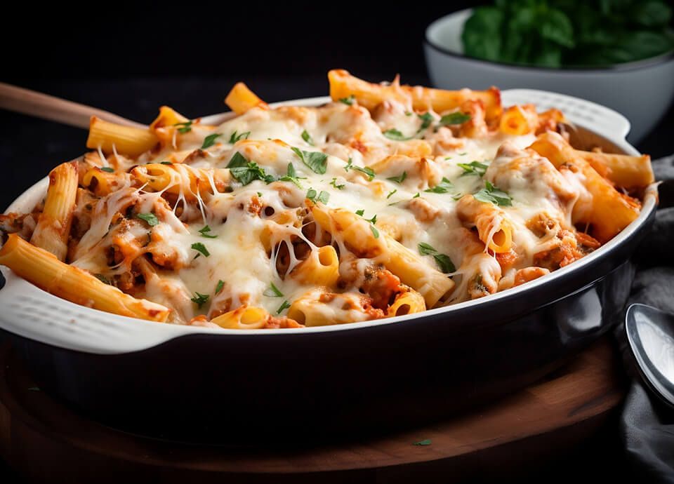 Sausage and Fennel Pasta Bake