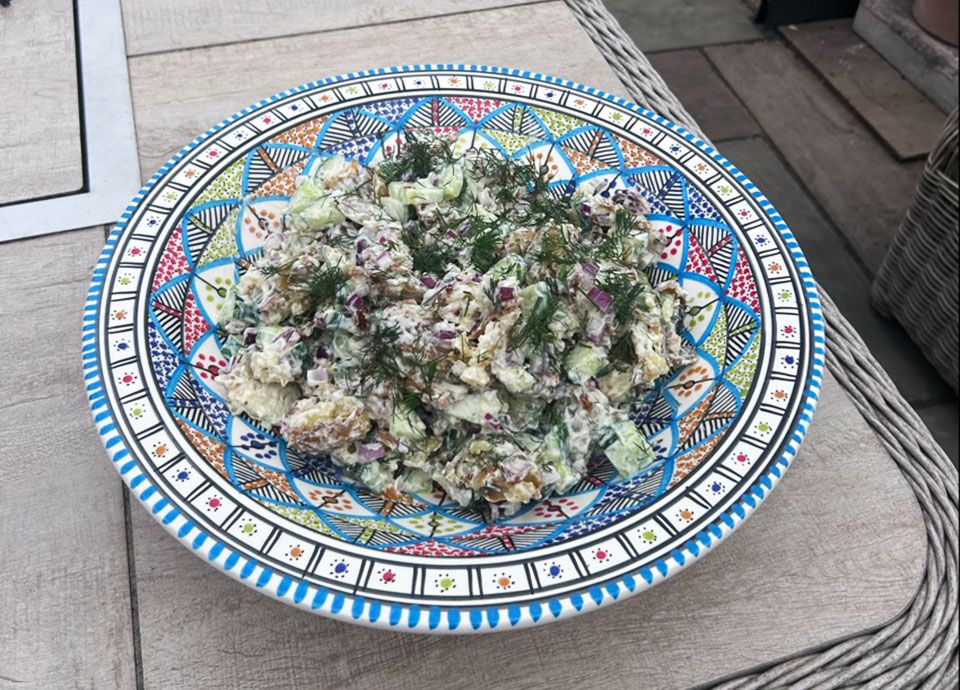 Smashed Potato Salad