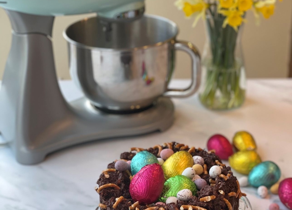 Chocolate Easter Tiffin Nest