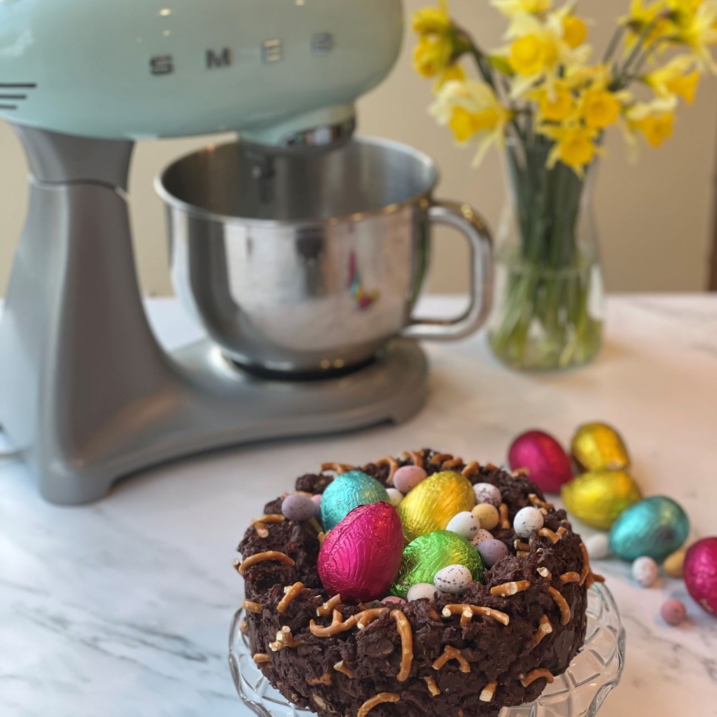 Chocolate Easter Tiffin Nest