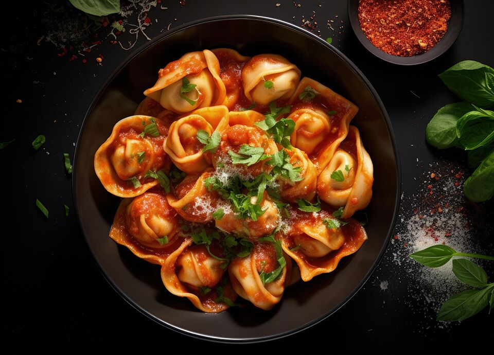 Squash and Sundried Tomato Tortellini recipe