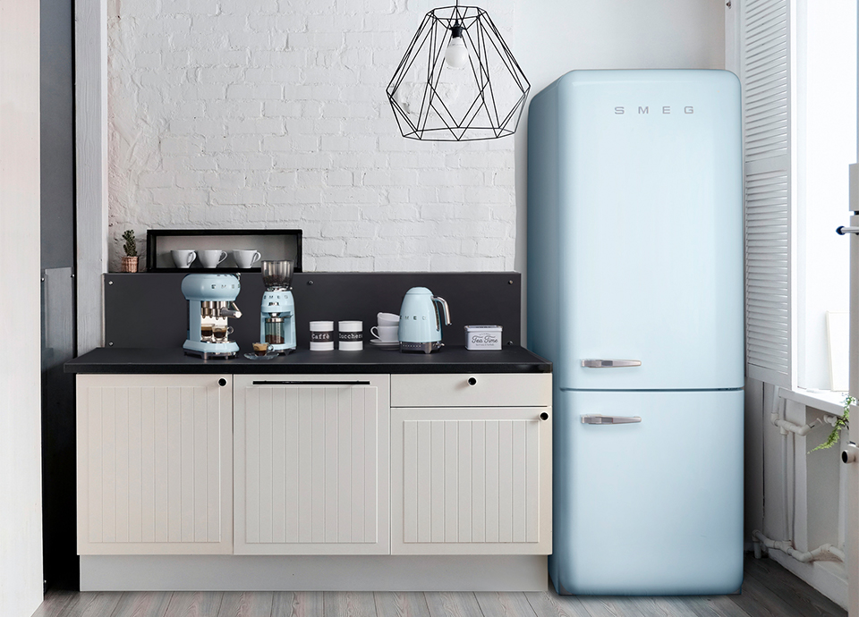 SMEG's New Fridge Offers the Storage Its Covetable Retro Counterpart Doesn't