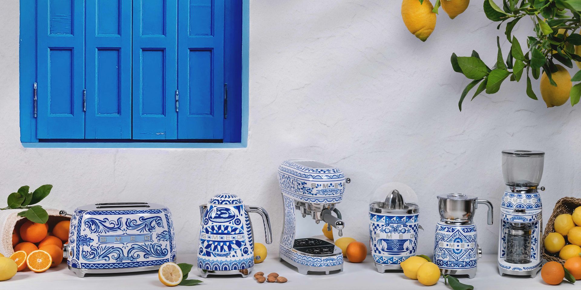 SMEG x D&G Blu Mediterraneo Collection