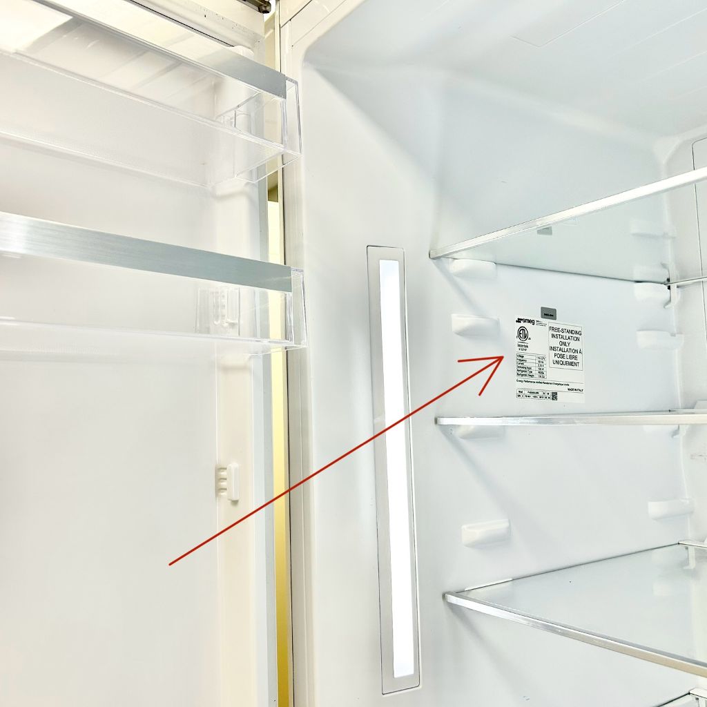 Where to locate your model and serial number