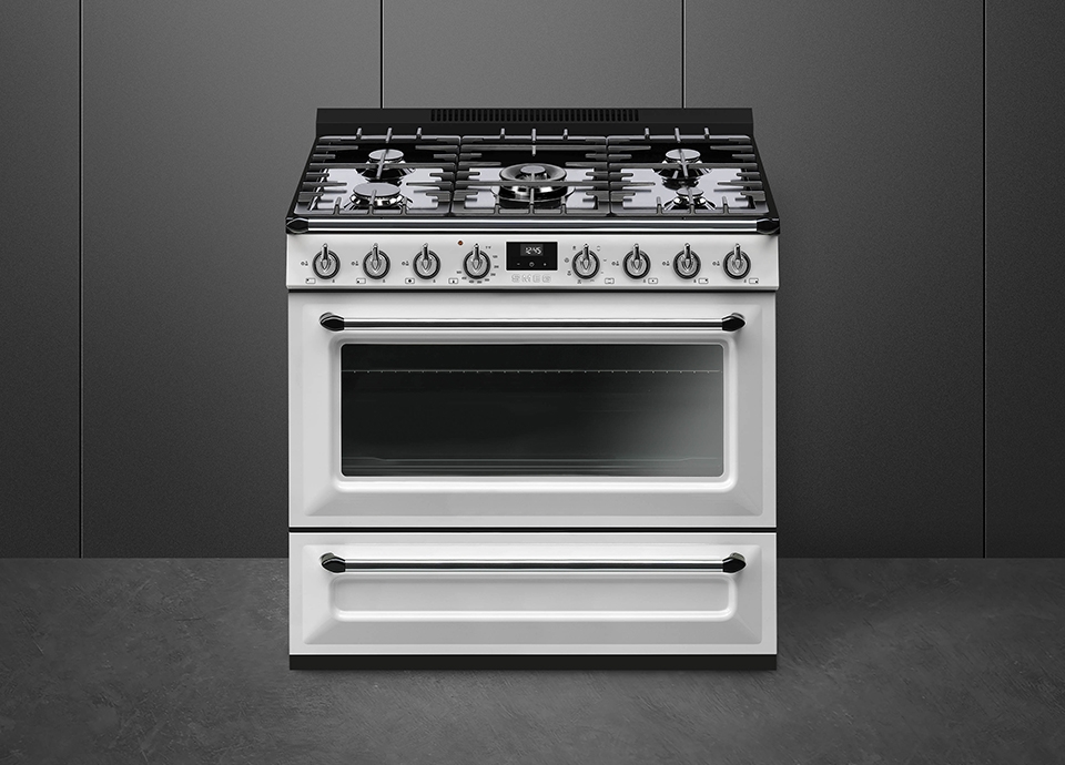 Smeg victoria oven white hot sale