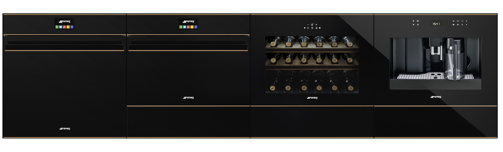 Smeg Dolce Stil Novo Hob with artistic grids