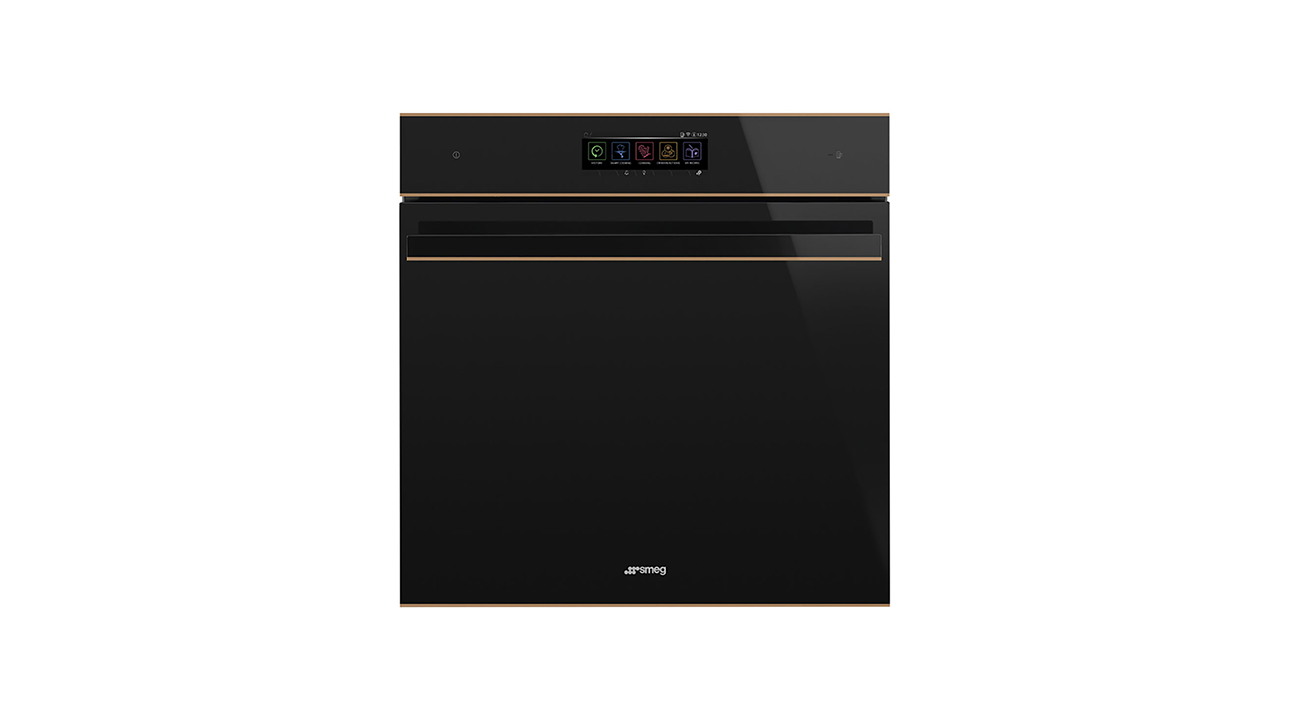 Pyrolytic Single WiFi Oven with Copper Trim - Smeg