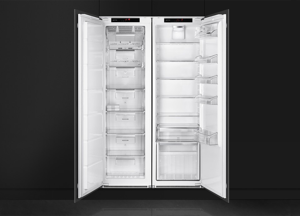 Smeg built shop in fridge
