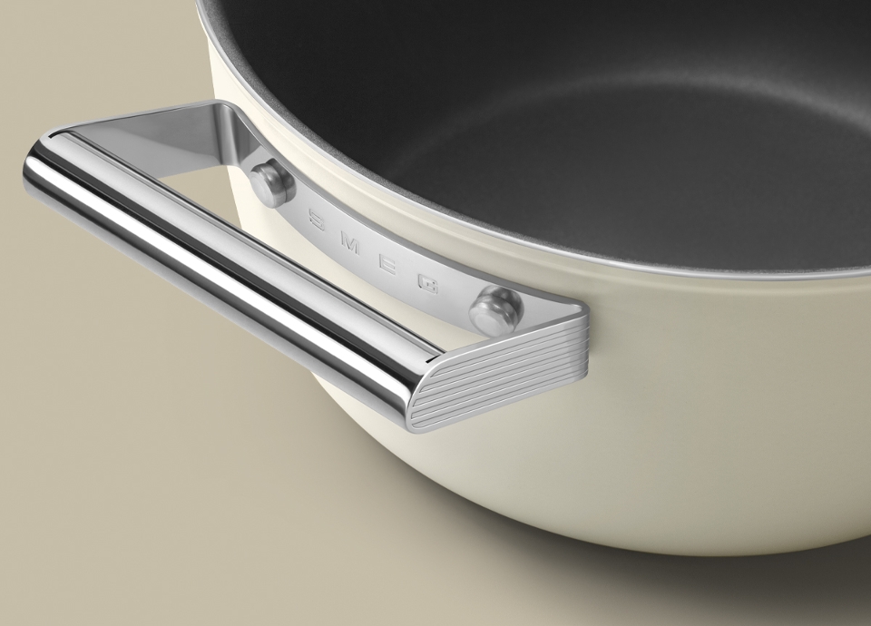 Retro Style Cookware Non Stick Induction Compatible Smeg
