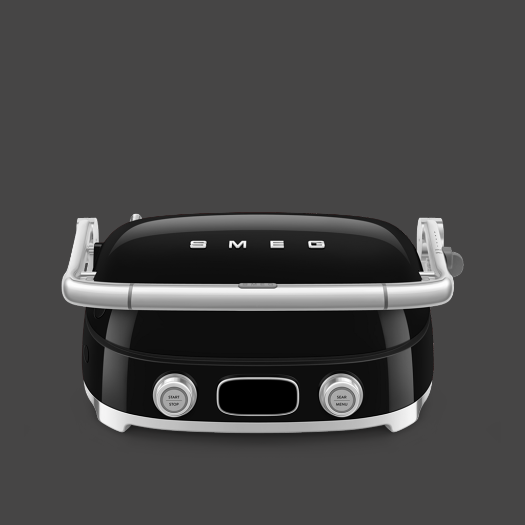 Black Multiuse Grill with matching background