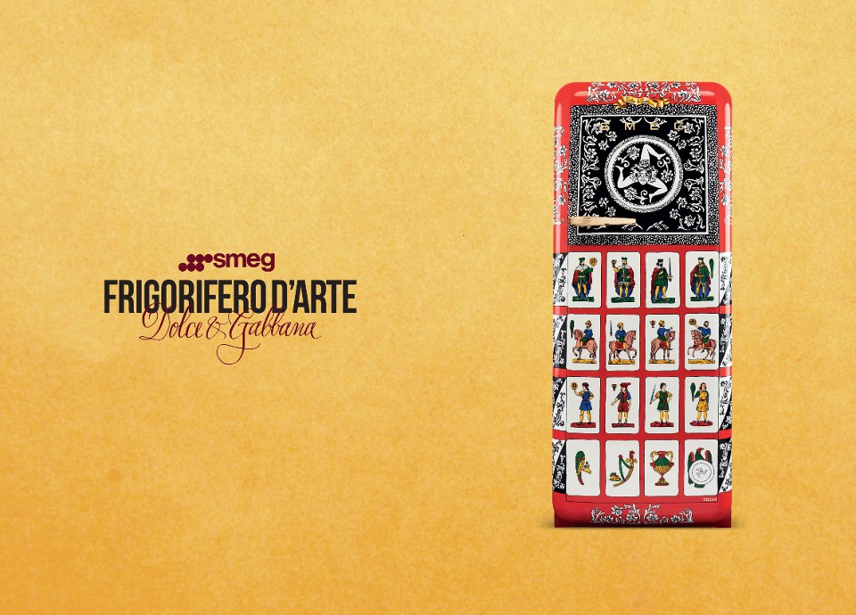 Réfrigérateurs d'Art Dolce&Gabbana Smeg