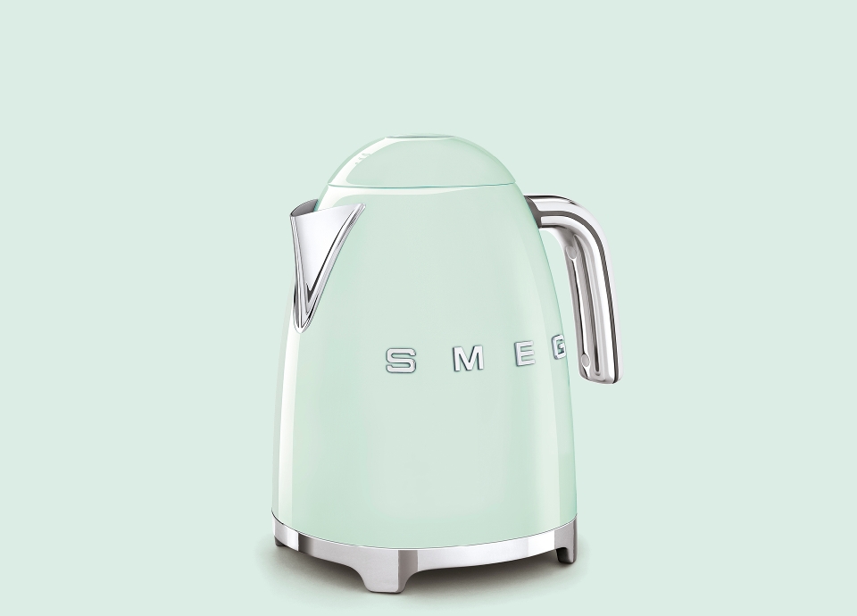 Le vert d'eau en cuisine avec SMEG