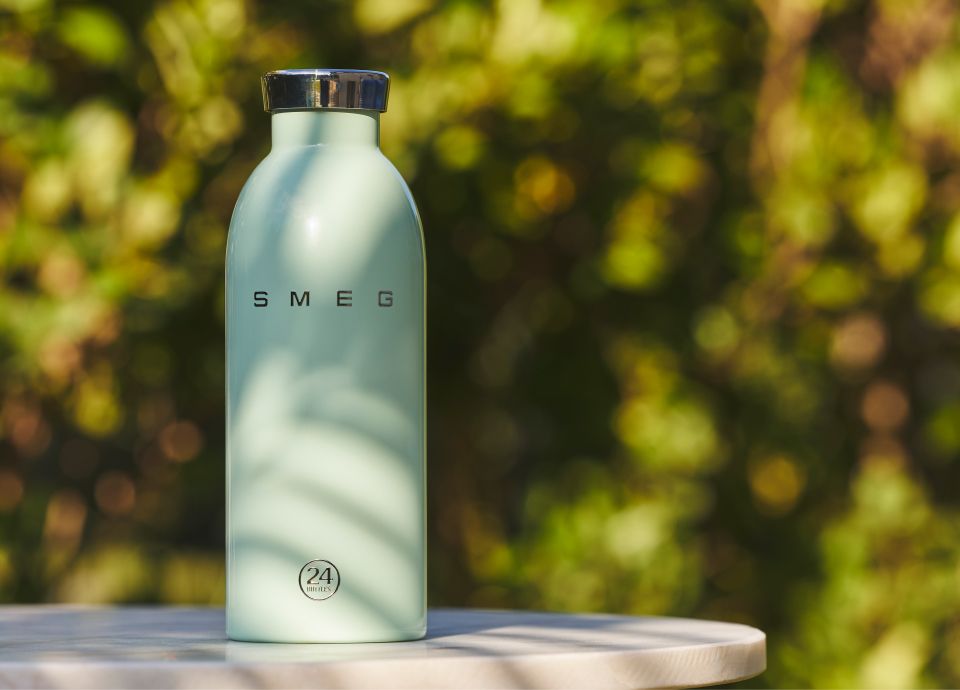SMEG x 24Bottles Black 17 oz Insulated Clima Water Bottle
